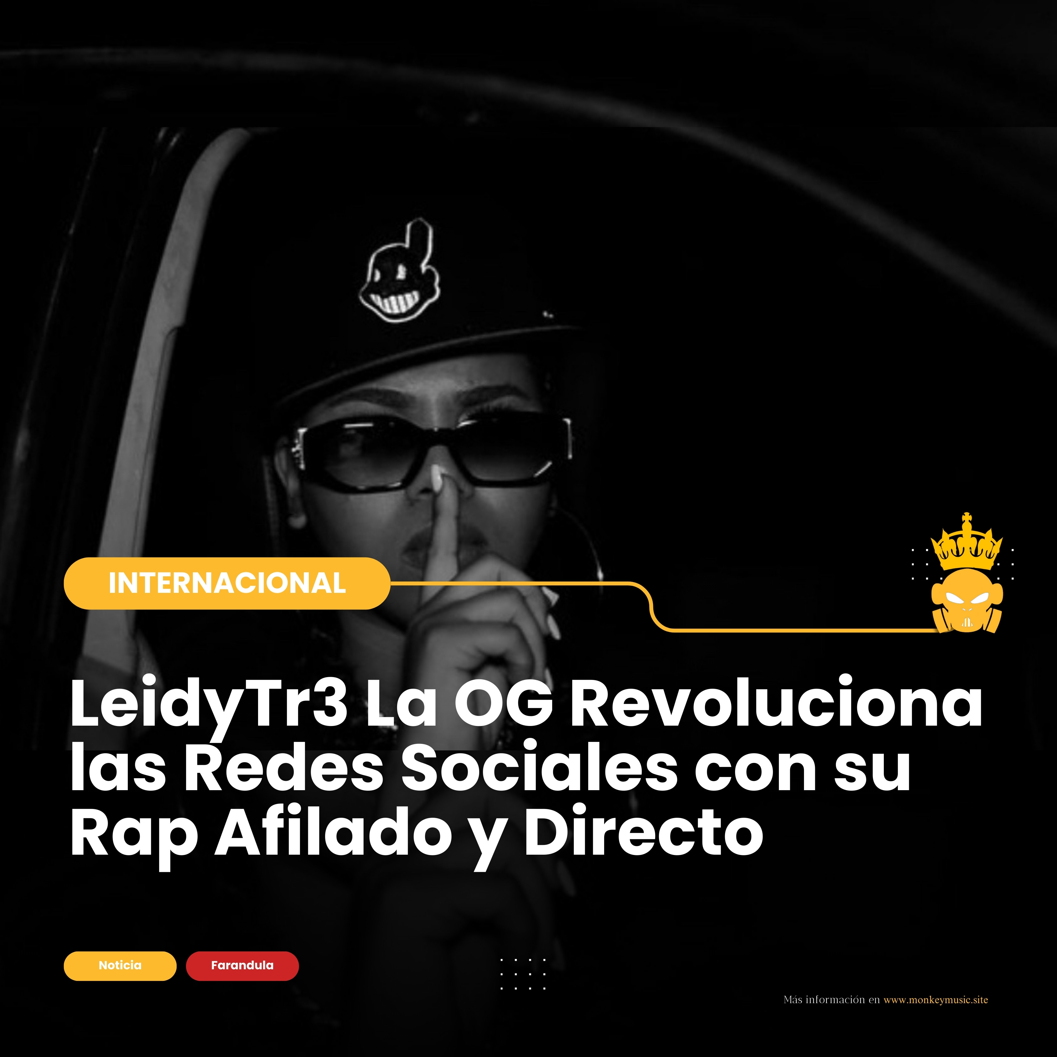 LeidyTr3 La OG Revoluciona las Redes Sociales con su Rap Afilado y Directo