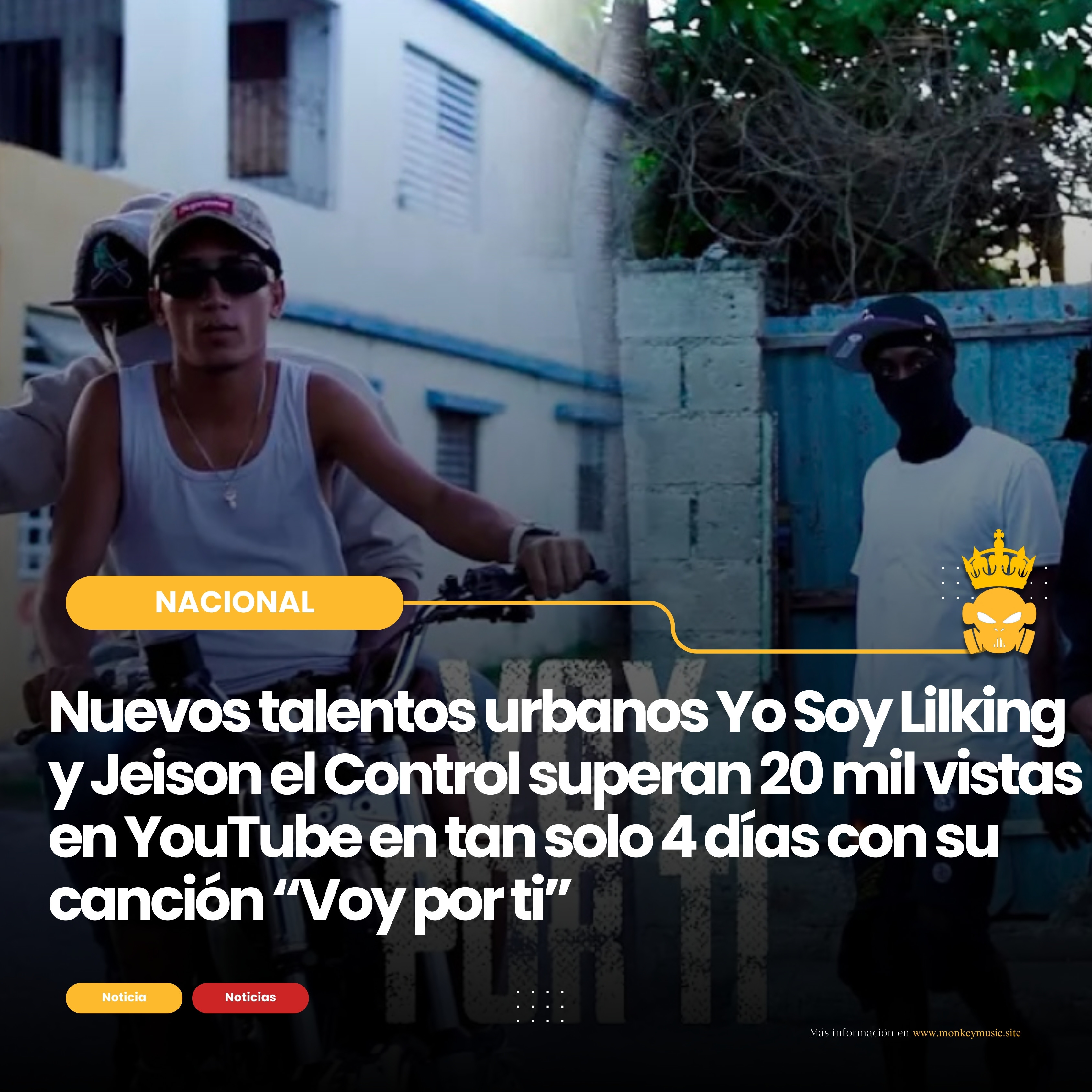 Nuevos talentos urbanos Yo Soy Lilking y Jeison el Control superan 20 mil vistas en YouTube